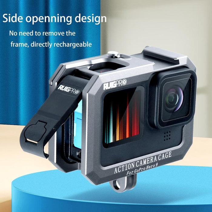 For Gopro Hero10 / Hero9 Metal Border Frame Mount