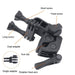 Clamp Mount Connecting Adapter Kit With Waterproof Back