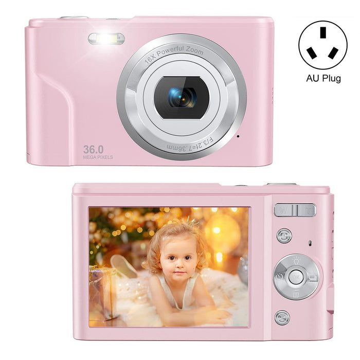 Dc311 2.4 Inch 36Mp 16X Zoom 2.7K Full Hd Digital Camera Children Card Camera