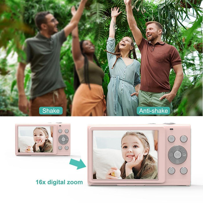 Dc402 2.4 Inch 44Mp 16X Zoom 1080P Full Hd Digital Camera Children Card Camera