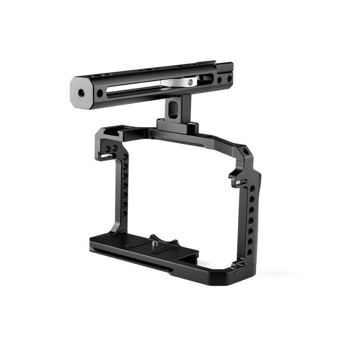 C22 Ylg0334B Video Camera Cage Stabilizer With Handle For Canon Eos R5/R6 Black