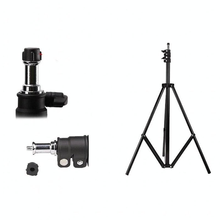 Sn302 1.9M Height Photography Aluminum Light Stand For Studio Flash Light Black