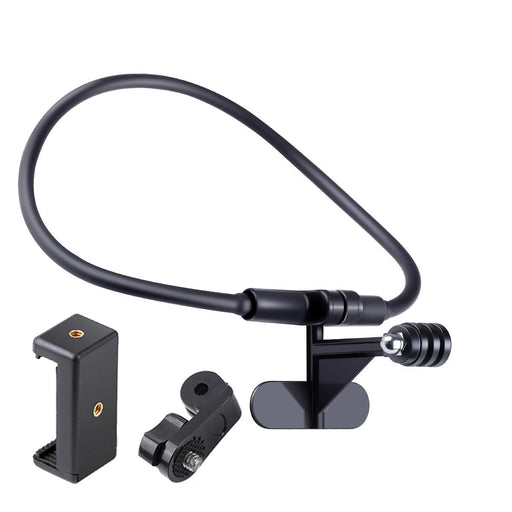 Neck Phone Camera Holder with Clamp - Hands-free & Extended