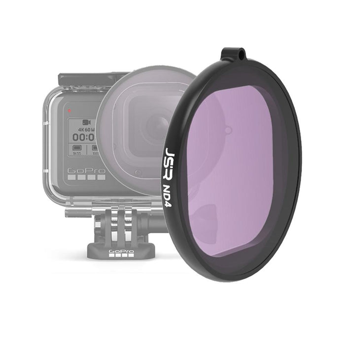 Gopro Hero8 Round Housing Filter Nd4 Lens