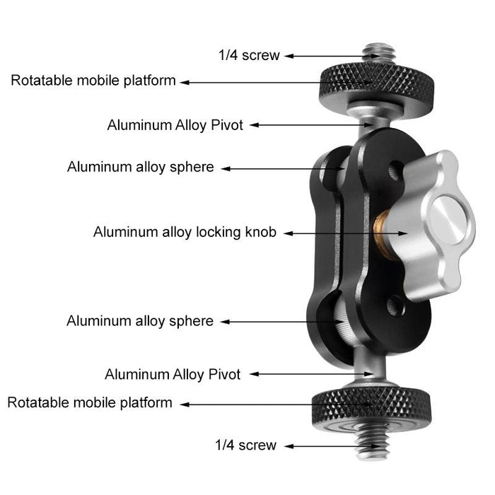 Tm-2 Multi-Function Magic Arm Ball Mount Clamp Clip