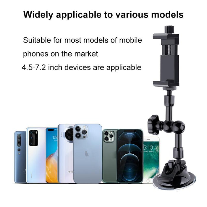 Single Suction Cup Articulating Friction Magic Arm Phone