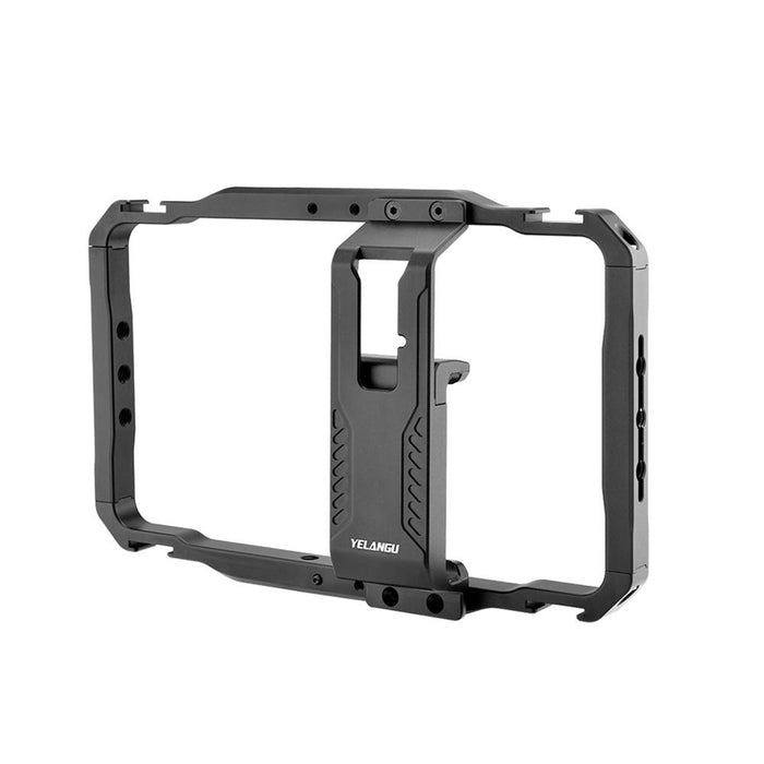 Lw-B01-1 Vlogging Live Broadcast Smartphone Video Rig Metal Cage Black