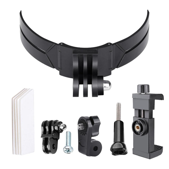 Foldable Bending Action Camera Phone Helmet Mount Kit