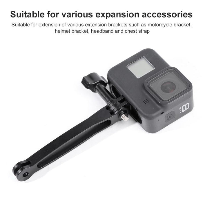 Joint Aluminum Extension Arm Grip Extender For Gopro Hero12