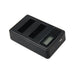 Lcd Screen Dual Batteries Charger With Usb Cable For Xiaoyi