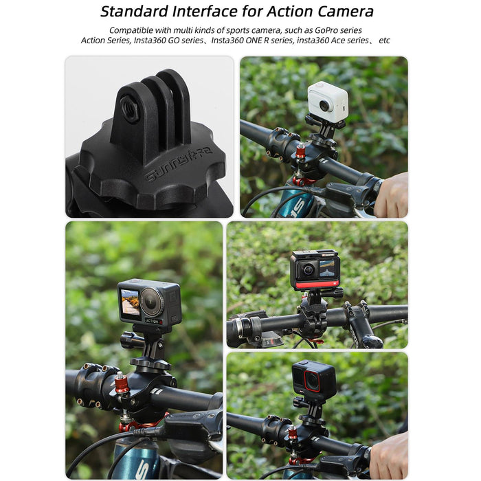 360 Degree Rotating Bike Mount for Sports Cameras