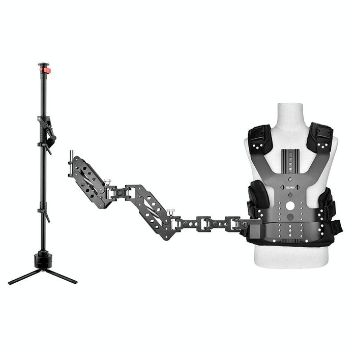 B400 Three-Axis Shock-Absorbing Arm Vest Stabilizing Camera Support System Easy Rig Black