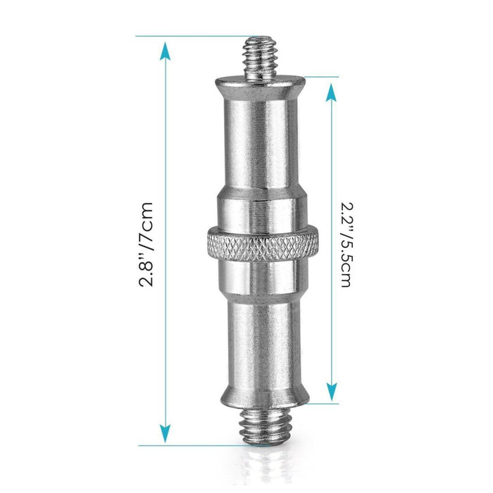 Flash Light Bracket Aluminum 1/4 To 3/8 Screw Thread Adapter