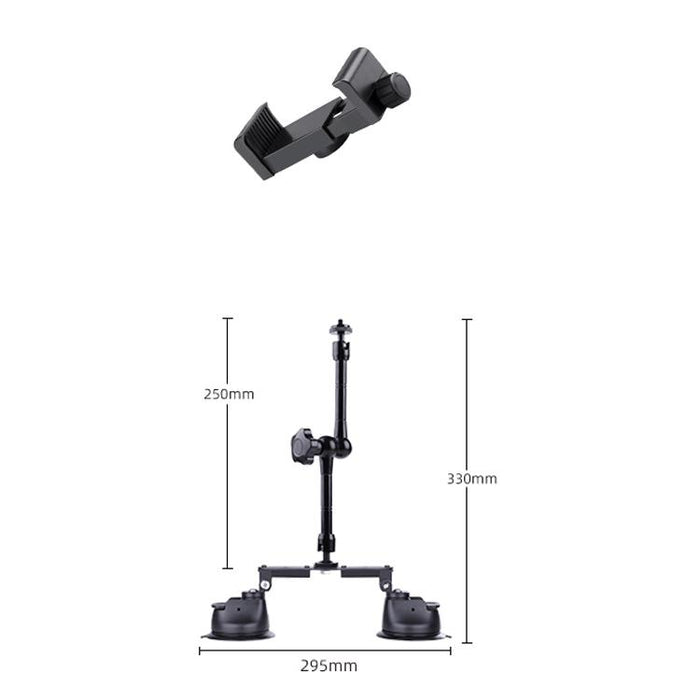 Articulating Dual Suction Cup Magic Arm Phone Mount