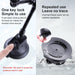 Single Suction Cup Arm Phone Mount with Connecting Rod