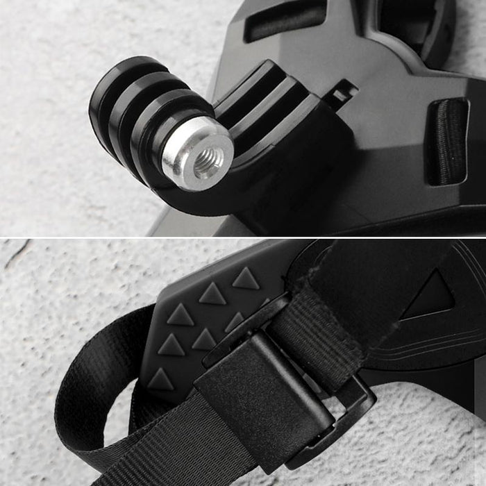 Universal Action Camera Helmet Mount - Compatible