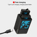 Dual Battery Charger With Usb c Cable For Gopro Hero6/5