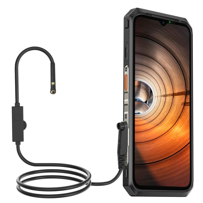 Ulefone Endoscope E2 Ip67 Waterproof Digital Endoscope For Ulefone Armor 9 / 9E / Power Armor 13 / 16 Pro / 18T / Armor Pad Black