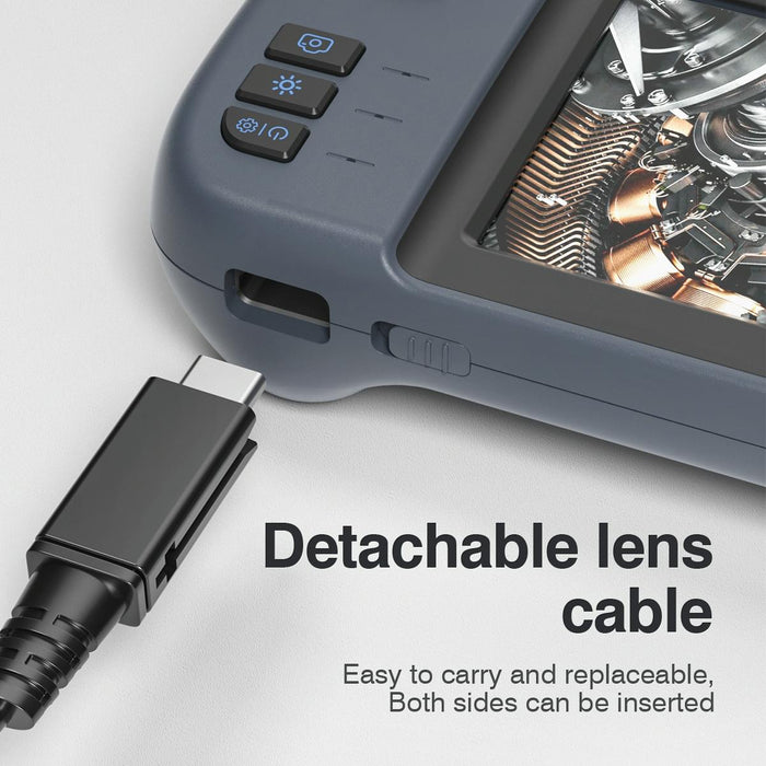 2.0 Million Pixel Dual Lens Industrial Digital Endoscope With 4.5 Inch Ips Screen