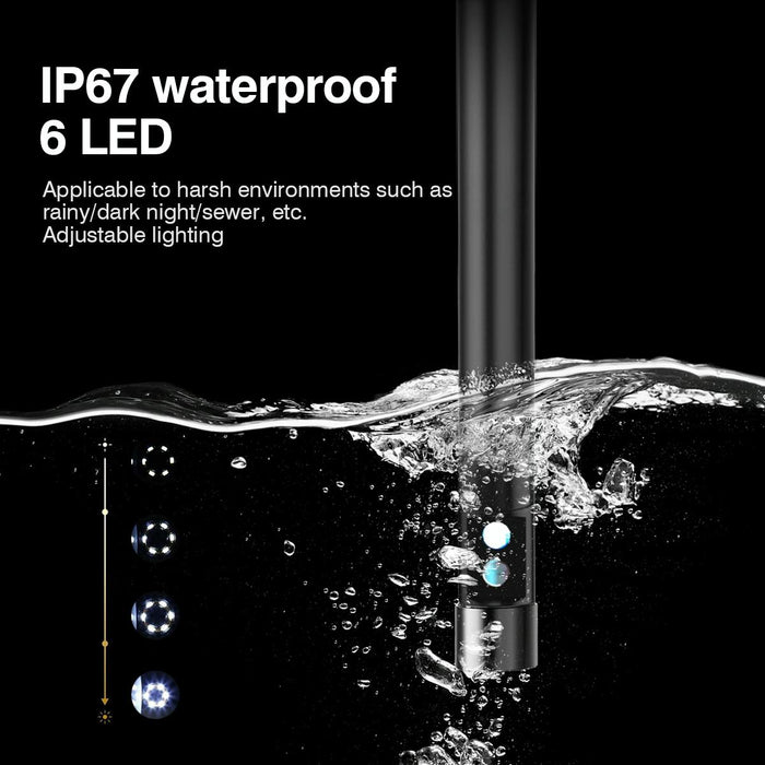 2.0 Million Pixel Dual Lens Industrial Digital Endoscope With 4.5 Inch Ips Screen