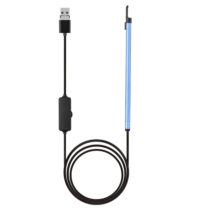 2 In 1 Usb Hd Visual Earwax Clean Tool Endoscope Borescope With Led Lights & Wifi Cable Length 2M