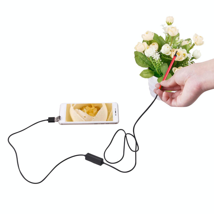 2 In 1 Usb Hd Visual Earwax Clean Tool Endoscope Borescope With Led Lights & Wifi Cable Length 2M