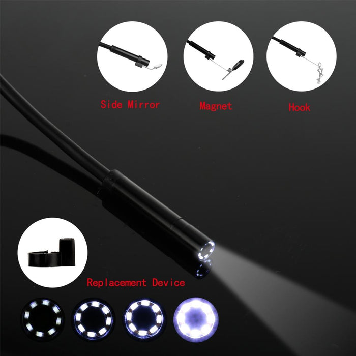 4.3 Inch Screen Display Hd1080P Inspection Endoscope With 8 Leds Length 10M Lens Diameter 8Mm Mild Line
