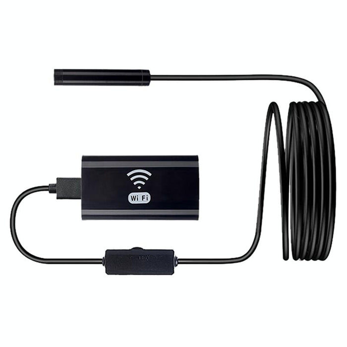 F99 Hd Mobile Phone Endoscope 8Mm Waterproof Pipe Endoscope Wifi Version Flexible Cord Length 2M Black