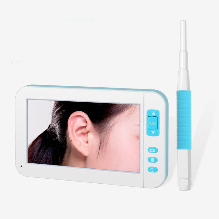 C01 4.3 Inch Screen Display Hd1080P Visual Earspoon Endoscope With 6 Leds Diameter 3.9Mm