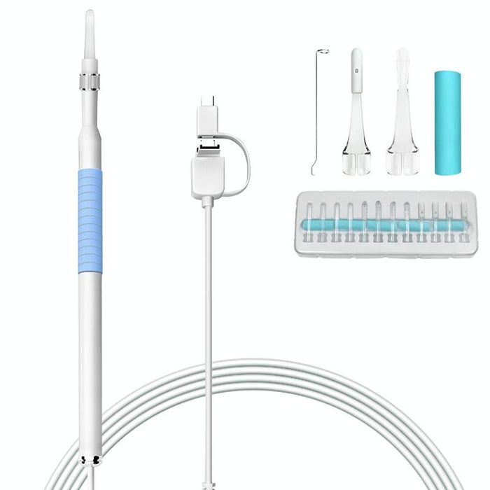 I98 1.3 Million Hd Visual Earwax Clean Tool Endoscope Borescope With 6 Leds Lens Diameter 5.5Mm