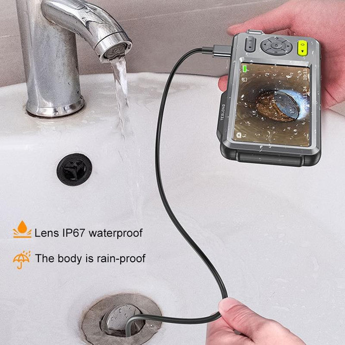 Nts500B 5 Inch 5Mm Dual Lens Hd Endoscope 200W Pixel Industrial Endoscope