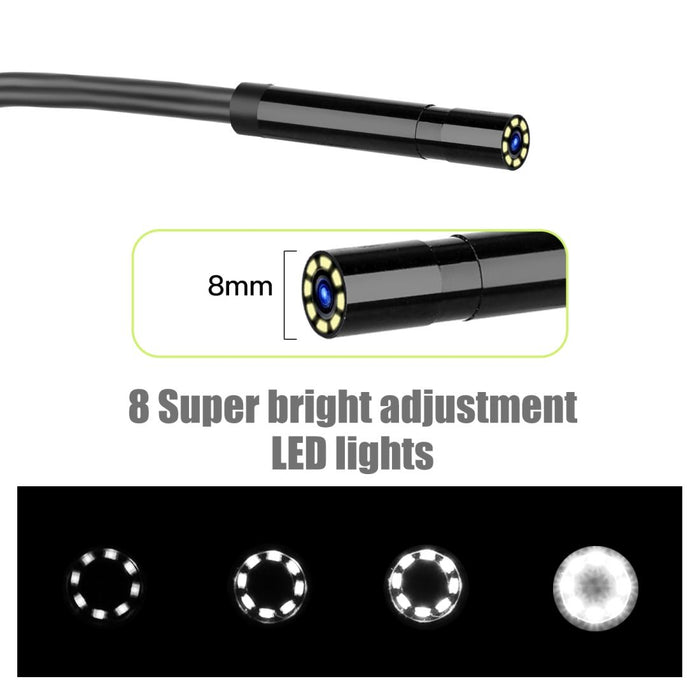 5.5Mm Iwaterproof 4.3 Inch Hd Portable Endoscope Hard Cable Industrial Endoscope Cable Length 2M