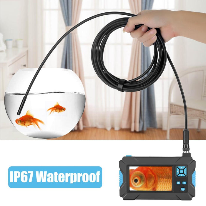P30 5.5Mm Ip67 Waterproof 4.3 Inch Hd Portable Endoscope Hard Cable Industrial Endoscope Cable Length 5M
