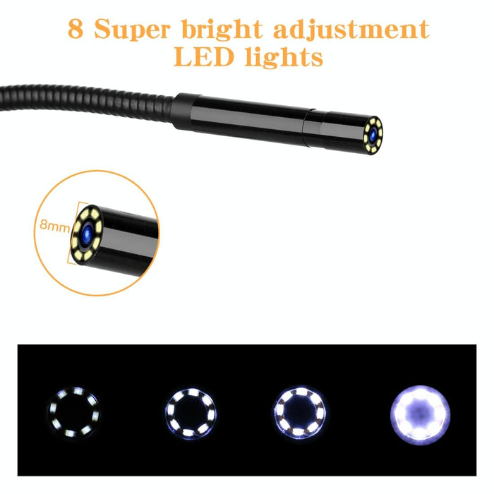 8Mm Iwaterproof 4.3 Inch Hd Portable Endoscope Snake Tube Industrial Endoscope Cable Length 3M