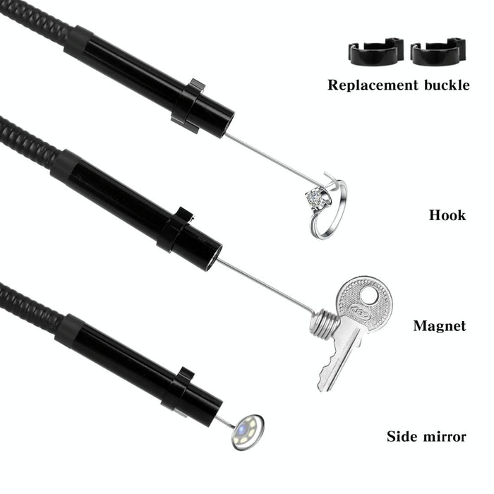 8Mm Iwaterproof 4.3 Inch Hd Portable Endoscope Snake Tube Industrial Endoscope Cable Length 5M