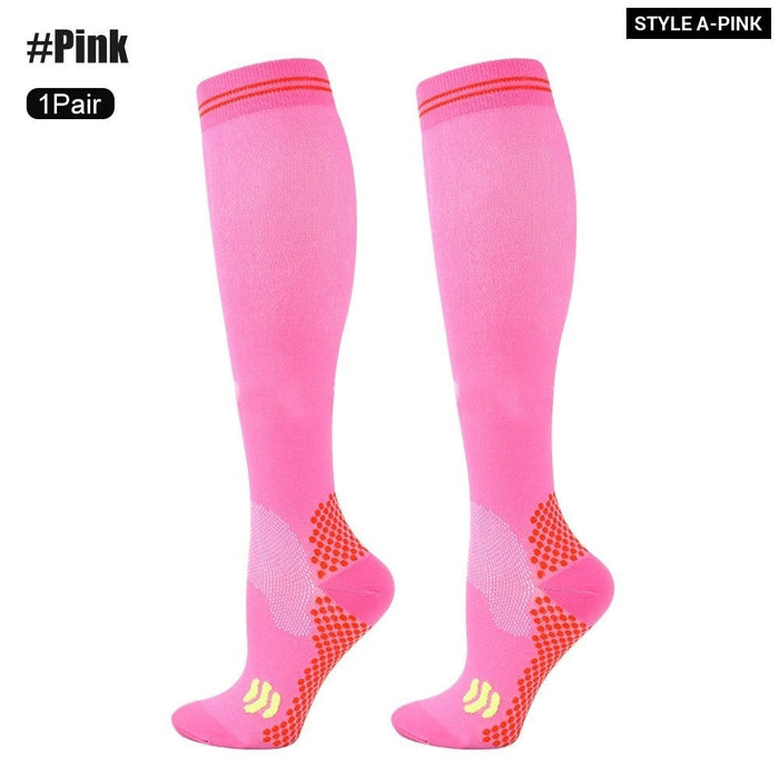 1Pair Medical Compression High Socks for Edema Diabetic Varicose Veins Woman