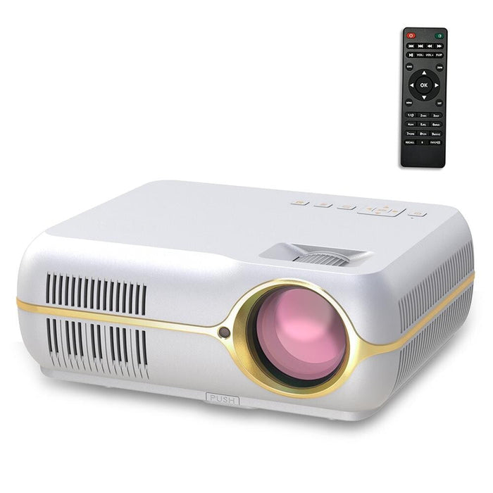 Dh-A10 5.8 Inch Lcd Screen 4200 Lumens 1280 X 800P Hd Smart Projector With Remote Control White