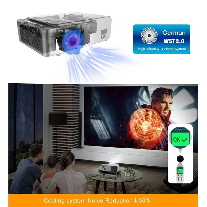 2000 Ansi Lumens 1080P Lcd Mini Theater Projector Phone Version