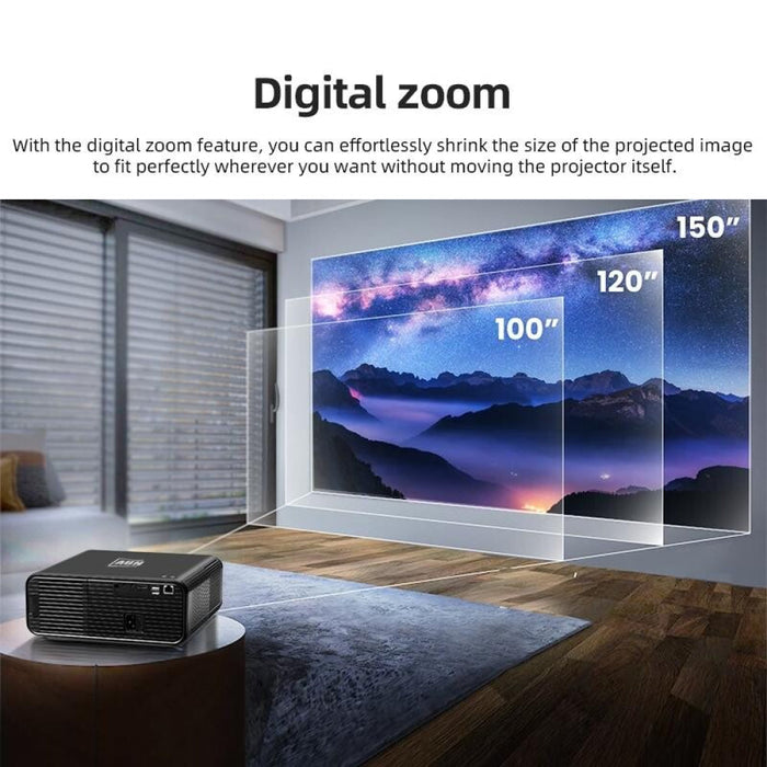 U001 4K 18000 Lumens Portable Home Theater Led Hd Digital Projector