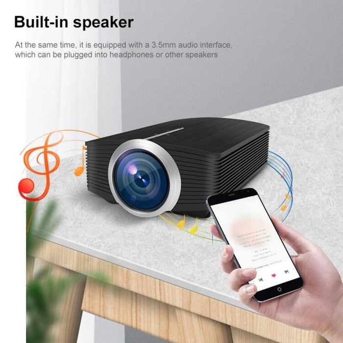 Yg500 1200 Lux 800*480 Led Projector Hd Home Theater Supports Hdmi & Vga & Av & Tf & Usb