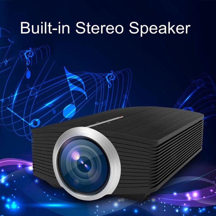 Yg510 1200 Lux 800*480 Led Projector Hd Home Theater Supports Hdmi & Vga & Av & Tf & Usb