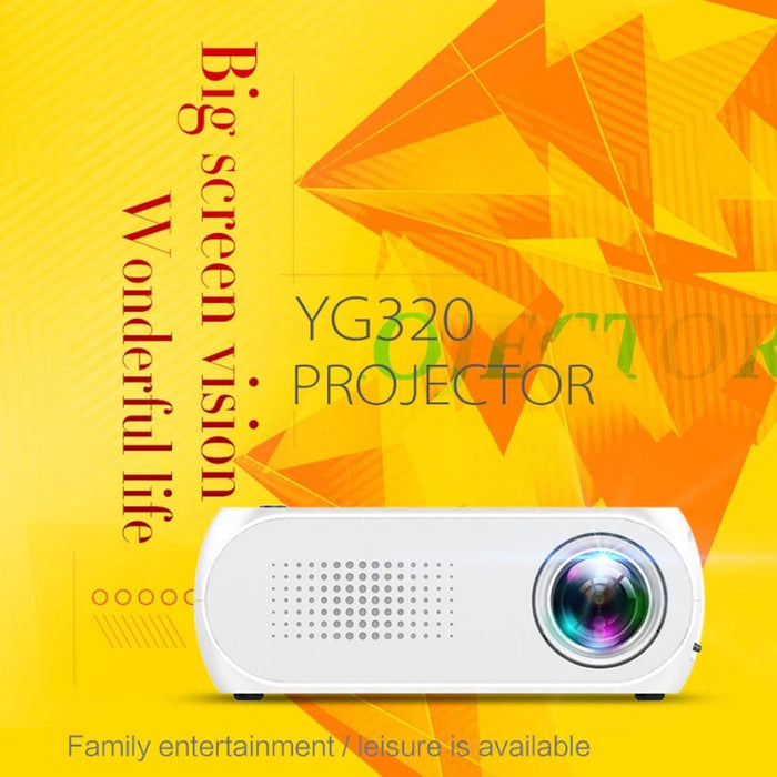 Yg320 320 X 240 Mini Led Projector Home Theater Supports Hdmi & Av & Sd & Usb