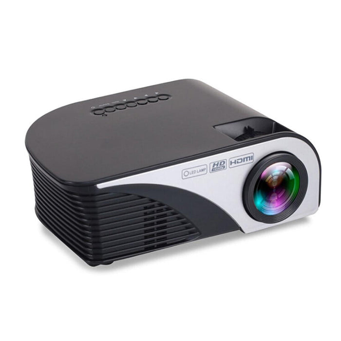 Rd-805B 960*640 1200 Lumens Portable Mini Led Projector Home Theater With Remote Controller Supports Usb + Vga + Hdmi + Av + Tv