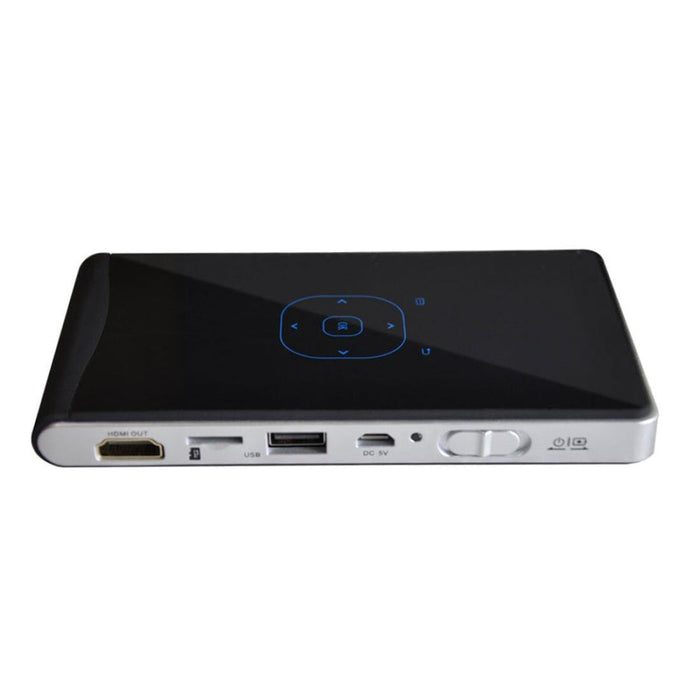 Dlp100W Mini Android 4.4 60 Ansi Lumens 1080P Quad-Core Dlp Pico Projector Supports Wifi / Bluetooth / Hdmi / Usb / Tf / Miracast / Airplay Black