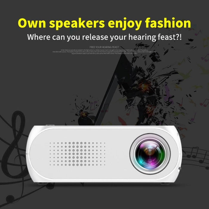 Yg320 320 X 240 Mini Led Projector Home Theater Supports Hdmi & Av & Sd & Usb