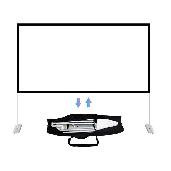 120 Outdoor Folding Projector Screen - 16 9 Ratio