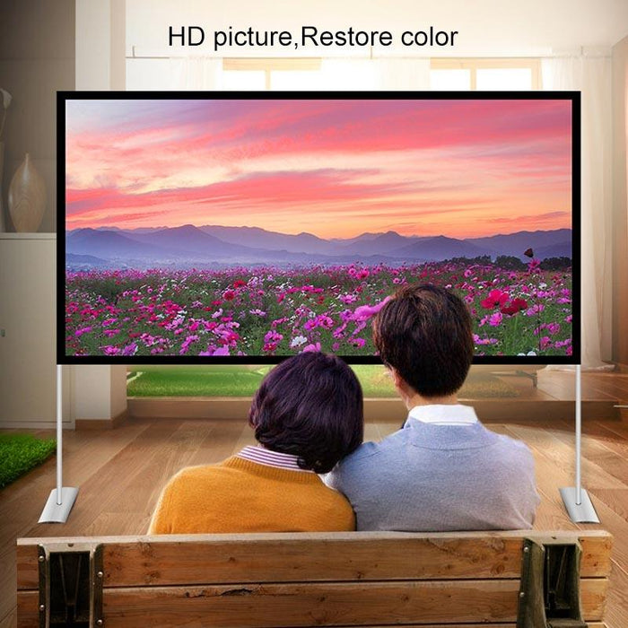 120 Outdoor Folding Projector Screen - 16 9 Ratio