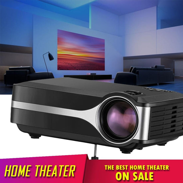 L1 80 Lumens 4 Inch Lcd Technology Hd 800*480 Pixel Projector Vga Hdmi Black