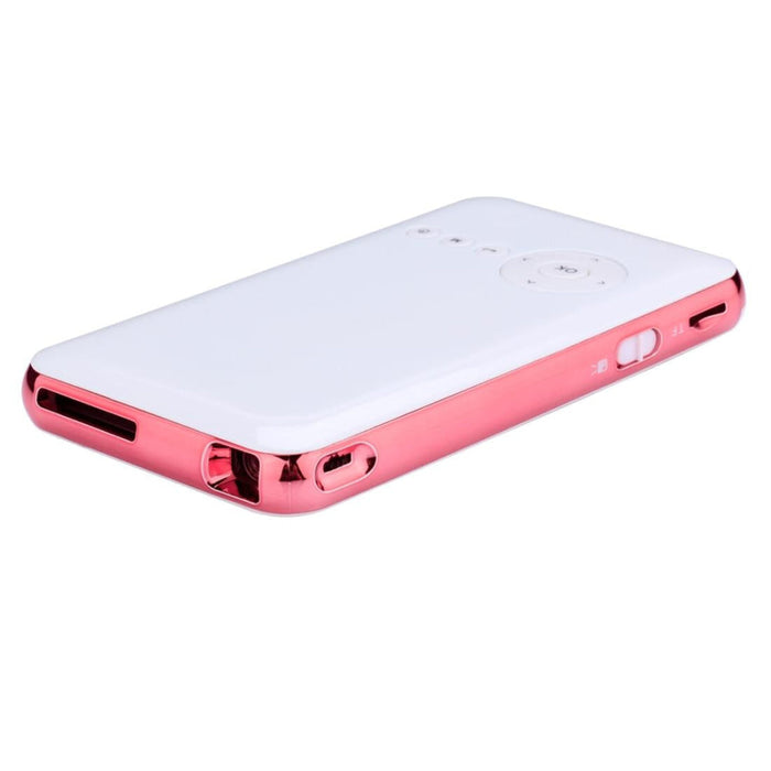 Dl-S6 + 1000 Lumens 854X480 Smart Mini Projector Rk3128 Cpu 1Gb + 32Gb Android 4.4 Bluetooth Wifi Hdmi Rose Gold