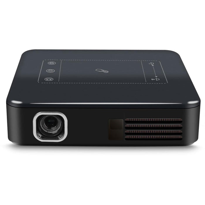 Dl-S10 120 Ansi Lumens 854X480 Smart Mini Projector Rk3328 Arm Cortex-A53 Quad Core 1.5Ghz Cpu 2Gb + 16Gb Android 7.1.2 Bluetooth Wifi Hdmi Black